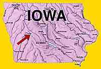 Map of Iowa