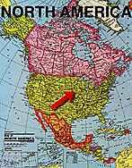 Map of North America