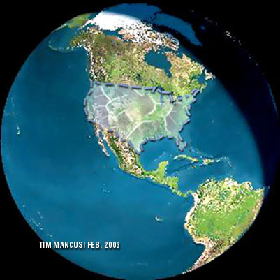 wrapping the usa in duct tape & plastic